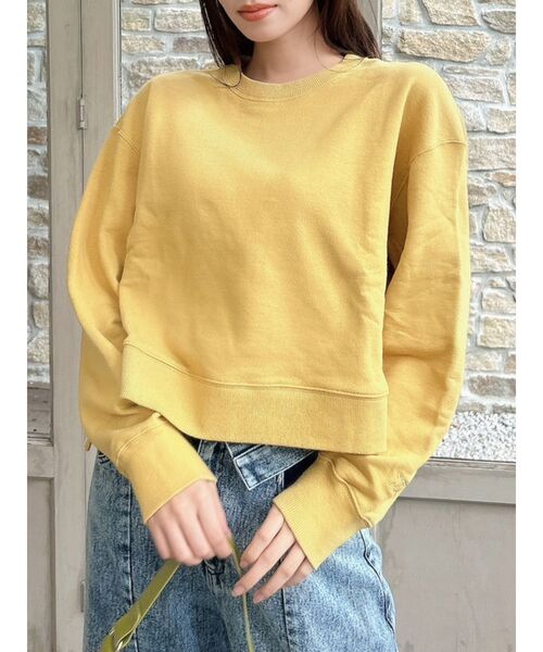 dazzlin（ダズリン）の「【ZOZO限定ITEM】サイドスリットスウェット（スウェット・レディース・ピンク/グレー/ネイビー/マスタード・FREE）」の9枚目の写真
