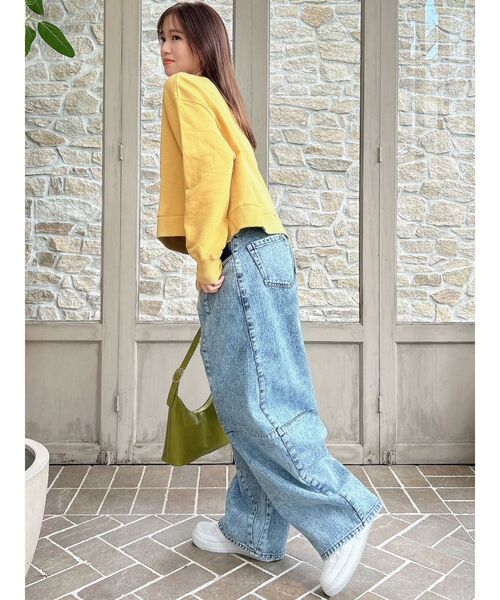 dazzlin（ダズリン）の「【ZOZO限定ITEM】サイドスリットスウェット（スウェット・レディース・ピンク/グレー/ネイビー/マスタード・FREE）」の14枚目の写真