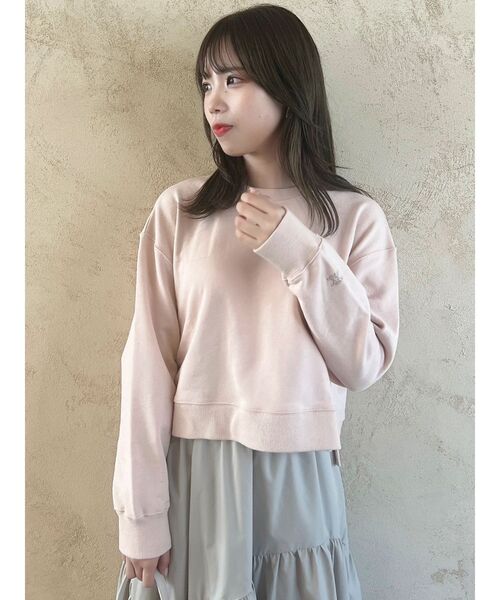 dazzlin（ダズリン）の「【ZOZO限定ITEM】サイドスリットスウェット（スウェット・レディース・ピンク/グレー/ネイビー/マスタード・FREE）」の16枚目の写真