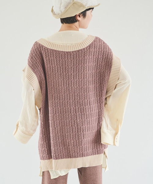 Crisp（クリスプ）の「ヘンリーガーゼブラウス（シャツ/ブラウス・レディース・モカ/アイボリー・FREE）」の20枚目の写真