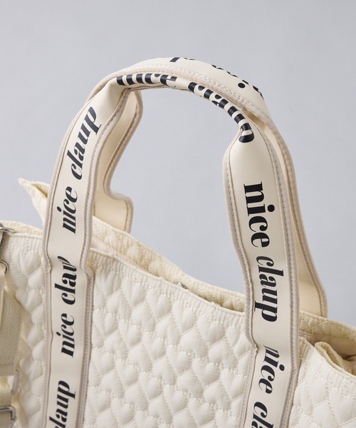 セール】ハートキルティングバッグ(大)（トートバッグ）｜one after