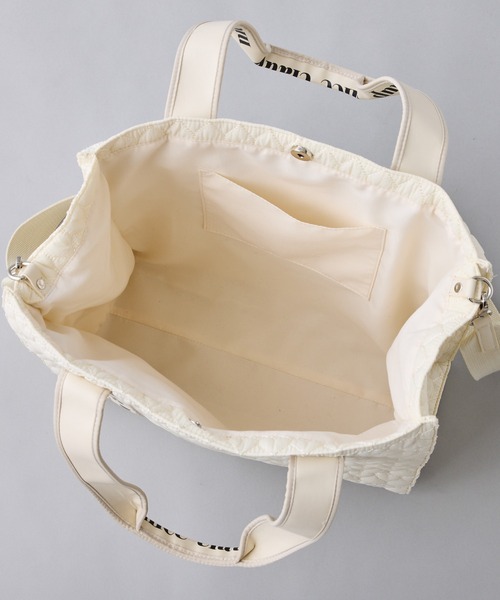 one after another NICE CLAUP(ワンアフターアナザーナイスクラップ)の「ハートキルティングバッグ(大)(トートバッグ・レディース・アイボリー/ブラック/モカ・FREE)」の19枚目の写真