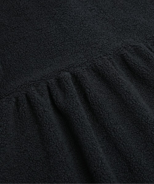 SUGAR BISKET（シュガービスケット）の「ペプラムボアコート（ダウンジャケット/コート・レディース・ブラック/ブラウン/ベージュ・フリー）」の9枚目の写真