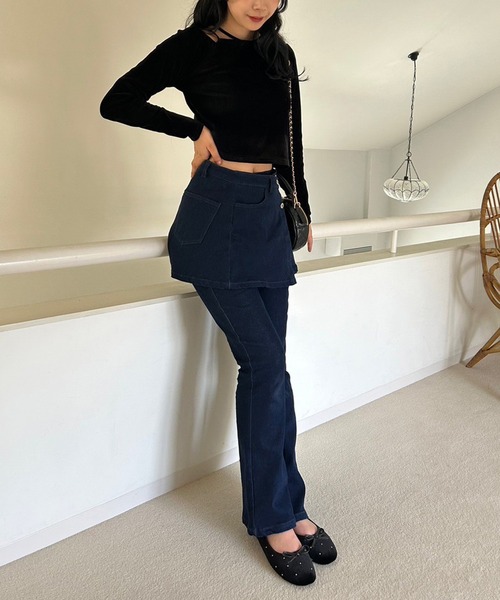 one after another NICE CLAUP（ワンアフターアナザーナイスクラップ）の「【S~LLサイズ】アソートバレエシューズ（バレエシューズ・レディース・ブラック×ゴールド/ブラック系その他・S/LL/L/M）」の5枚目の写真