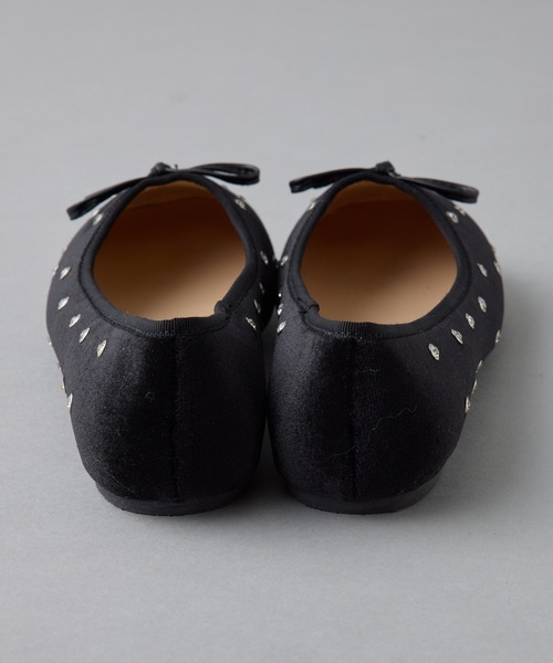 one after another NICE CLAUP（ワンアフターアナザーナイスクラップ）の「【S~LLサイズ】アソートバレエシューズ（バレエシューズ・レディース・ブラック×ゴールド/ブラック系その他・S/LL/L/M）」の9枚目の写真