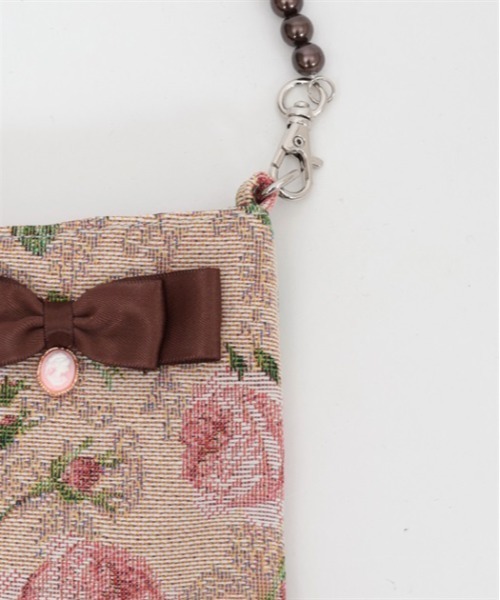 axes femme（アクシーズファム）の「ルドゥーテソフィスマホポシェ（ショルダーバッグ・レディース・ベージュ/ブラック・FREE）」の7枚目の写真