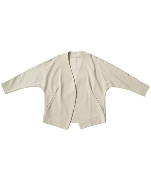 antiqua(アンティカ)の「ドルマンジャケット(その他アウター・レディース・ベージュ/ブラック・FREE)」の15枚目の写真