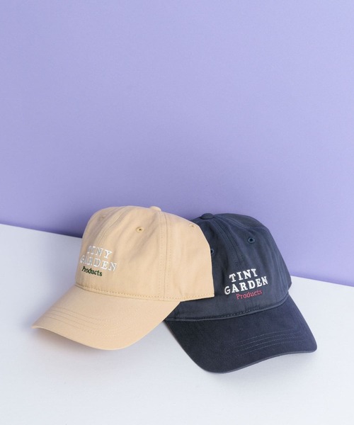 EKAL（エカル）の「TINY GARDEN PRODUCTS　タイニーガーデン キャップ（キャップ・レディース・ネイビー/ベージュ・ONE）」の6枚目の写真