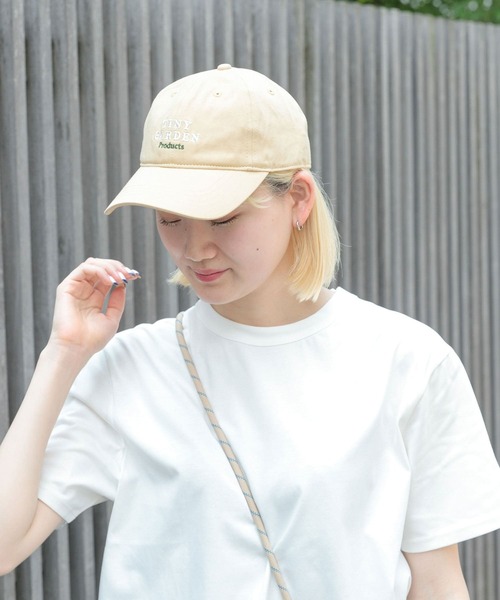 EKAL（エカル）の「TINY GARDEN PRODUCTS　タイニーガーデン キャップ（キャップ・レディース・ネイビー/ベージュ・ONE）」の4枚目の写真