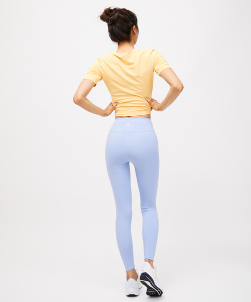 XEXYMIX（ゼクシィミックス）の「【XEXYMIX】UV＆水陸両用 BLACK LABELスポーツレギンス（レギンス/スパッツ・レディース・イエロー/ブラック/ブルー/グリーン・M/S/L）」の14枚目の写真