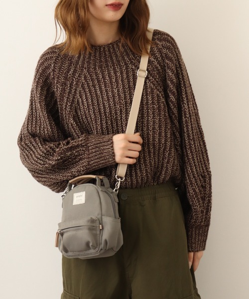 anello（アネロ）の「anello GRANDE  バックパック型ミニショルダー（ショルダーバッグ・レディース・ピンク/ブルーグレー/グレー/ブラック・FREE）」の7枚目の写真
