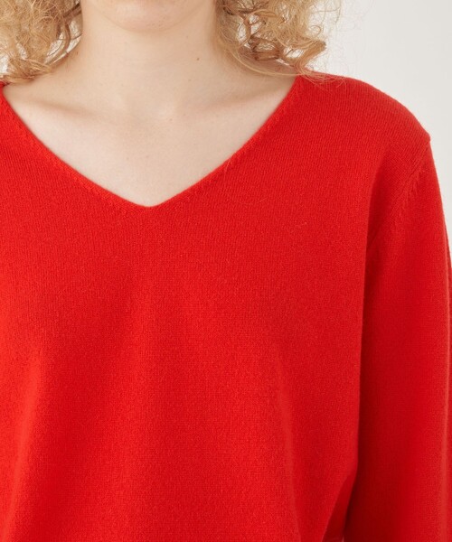 TOMORROWLAND - 新品GALERIE VIEスコットランドカシミヤ Vネックプルオーバー TOMORROWLAND｜スコットランドカシミヤ Vネックプルオーバー