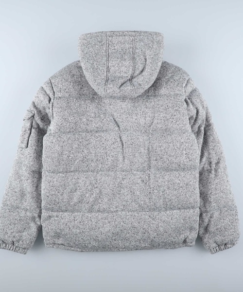 Right-on（ライトオン）の「ニットフリース素材中綿入り防寒パーカー（ダウンジャケット/コート・メンズ・グレー/ネイビー・L/M/XL）」の8枚目の写真