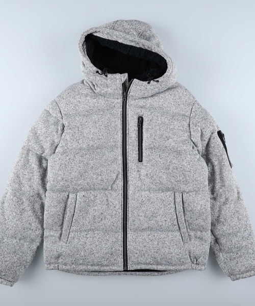 Right-on（ライトオン）の「ニットフリース素材中綿入り防寒パーカー（ダウンジャケット/コート・メンズ・グレー/ネイビー・L/M/XL）」の17枚目の写真