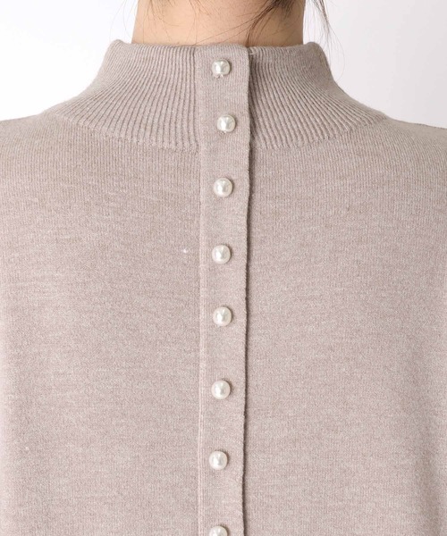 Three Four Time（ｽﾘｰﾌｫｰﾀｲﾑ）の「2WAYパールボタンニットワンピース（ワンピース・レディース・ブラック/ベージュ/グレー・FREE）」の20枚目の写真