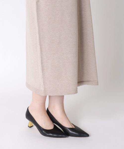 Three Four Time（ｽﾘｰﾌｫｰﾀｲﾑ）の「2WAYパールボタンニットワンピース（ワンピース・レディース・ブラック/ベージュ/グレー・FREE）」の22枚目の写真