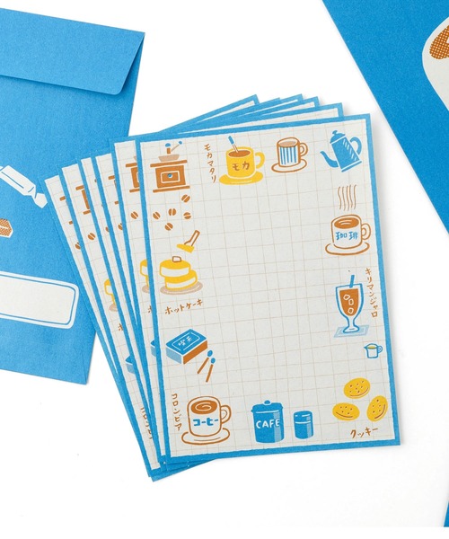 ニューレトロ（ニューレトロ）の「ニューレトロ よいこのオテガミセット 手紙 便箋（ステーショナリー・レディース・ブルー/レッド/グリーン/ピンク・FREE）」の13枚目の写真