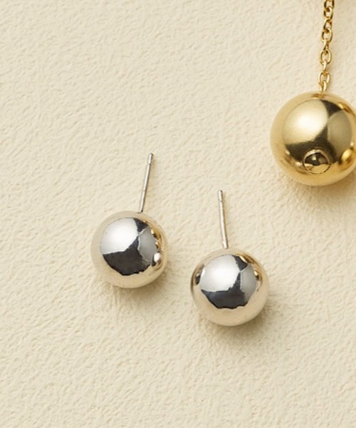 AFFECT(アフェクト)の「Ball Pierce(ピアス(両耳用)・レディース・ゴールド/シルバー・FREE)」の6枚目の写真