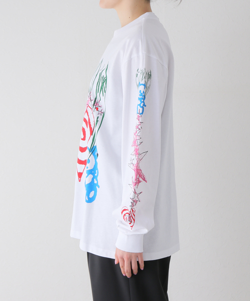 Lサイズ GLAY TERU プロデュースGENTENユニフォーム長袖ホワイト