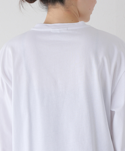 Oriens JOURNAL STANDARD(オリエンス ジャーナルスタンダード)の「【GANNI / ガニー】Future Heavy Jersey Long Sleeve T-:ロンT(Tシャツ/カットソー・レディース・ホワイト・SMALL)」の8枚目の写真