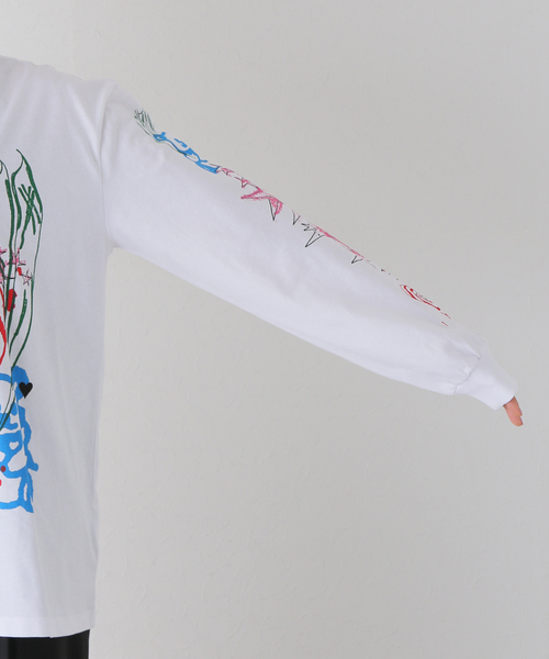 Oriens JOURNAL STANDARD(オリエンス ジャーナルスタンダード)の「【GANNI / ガニー】Future Heavy Jersey Long Sleeve T-:ロンT(Tシャツ/カットソー・レディース・ホワイト・SMALL)」の9枚目の写真