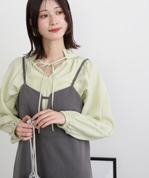 N.（N. Natural Beauty Basic） | ◆前後２ＷＡＹフリルネックブラウス(シャツ/ブラウス)