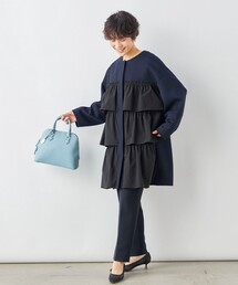 NOLLEY’S | ウォッシャブルエアボールラッフルコート(その他アウター)