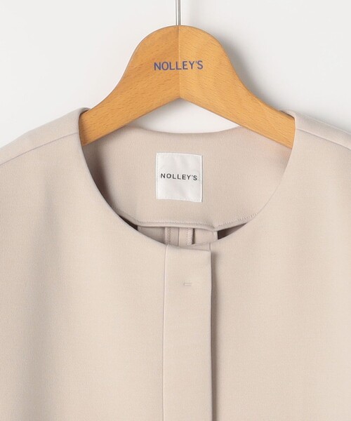NOLLEY’S（ノーリーズ）の「ウォッシャブルエアボールラッフルコート（その他アウター・レディース・ネイビー/ベージュ/ブラック・FREE）」の20枚目の写真