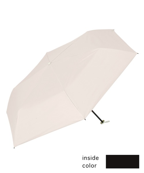 nifty colors(ニフティーカラーズ)の「【日傘 晴雨兼用】sun shade slender mini 55㎝(折りたたみ傘・レディース・ブラック/サックスブルー/ベージュ/ミント/ネイビー/ホワイト/グレー/ピンク・FREE)」の14枚目の写真