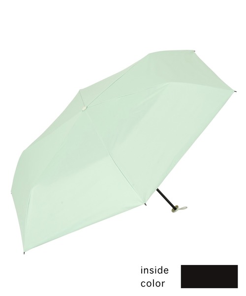 nifty colors(ニフティーカラーズ)の「【日傘 晴雨兼用】sun shade slender mini 55㎝(折りたたみ傘・レディース・ブラック/サックスブルー/ベージュ/ミント/ネイビー/ホワイト/グレー/ピンク・FREE)」の16枚目の写真