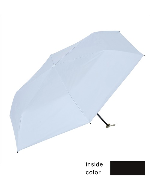 nifty colors(ニフティーカラーズ)の「【日傘 晴雨兼用】sun shade slender mini 55㎝(折りたたみ傘・レディース・ブラック/サックスブルー/ベージュ/ミント/ネイビー/ホワイト/グレー/ピンク・FREE)」の20枚目の写真