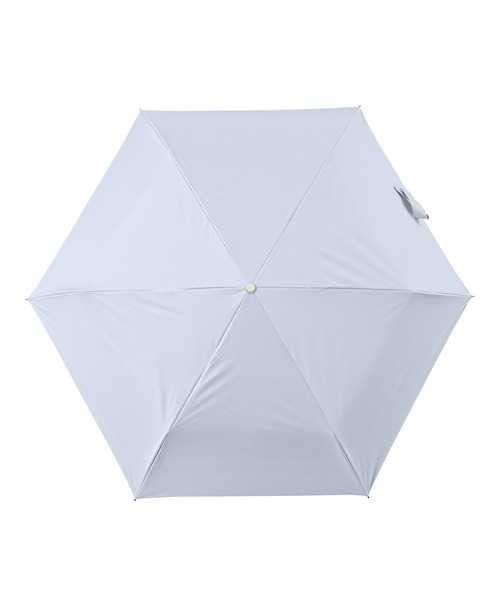 nifty colors(ニフティーカラーズ)の「【日傘 晴雨兼用】sun shade slender mini 55㎝(折りたたみ傘・レディース・ブラック/サックスブルー/ベージュ/ミント/ネイビー/ホワイト/グレー/ピンク・FREE)」の21枚目の写真