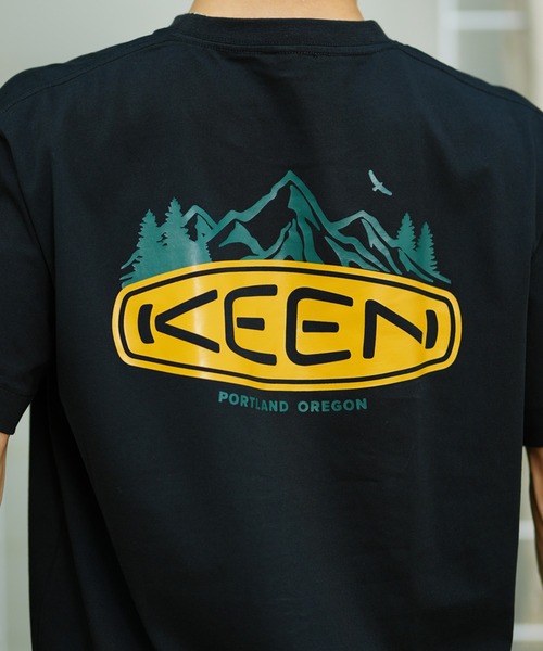 KEEN(キーン)の「【ムラサキスポーツ限定】KEEN/キーン Tシャツ 半袖 バックプリント 1029895/1029896(Tシャツ/カットソー・メンズ・ホワイト/ブラック・XL/M/L)」の7枚目の写真