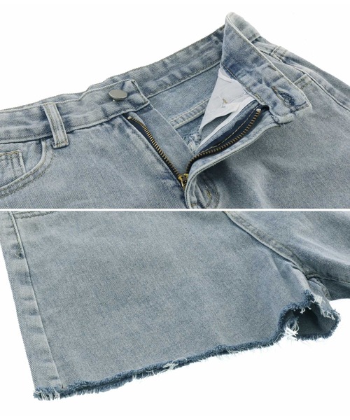 anap mimpi(アナップミンピ)の「デニム ショート パンツ(デニムパンツ・レディース・ブルー・S/M)」の14枚目の写真