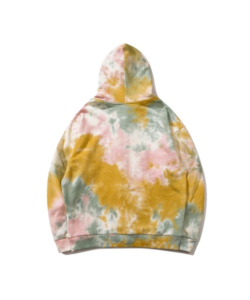 HOOK（フック）の「HOOK -original- タイダイ染めジップパーカー（パーカー・メンズ・ダークグリーン/ミント/レッド・M/L/XL）」の7枚目の写真