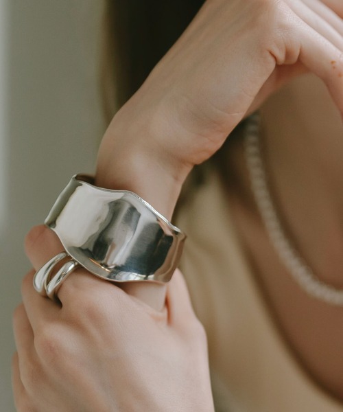 バングル レディース シルバー925 ブレスレット 金属アレルギー対応【Karpos カルポス】（バングル/リストバンド）｜Ops.（オプス）