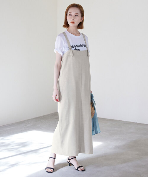 PEツイルサスペンダージャンスカ（ワンピース）｜SLOBE IENA
