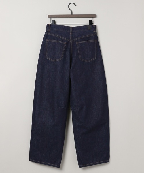 eL（エル）の「【eL】Cocoon Wide Denim Pants/104516（デニムパンツ・レディース・ダークブルー/ライトブルー・MEDIUM/SMALL）」の7枚目の写真