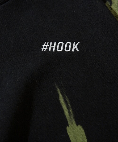 HOOK(フック)の「HOOK -original- タイダイ染めスウェット(スウェット・メンズ・ブラック/カーキ/ホワイト・M/XL/L)」の18枚目の写真