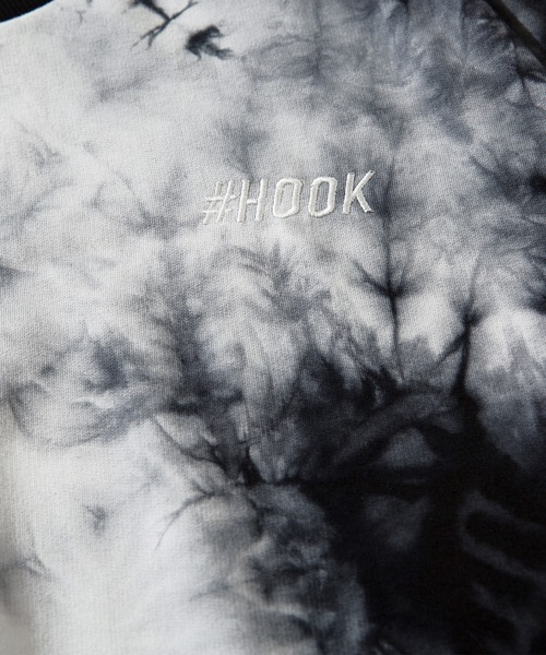 HOOK(フック)の「HOOK -original- タイダイ染めスウェット(スウェット・メンズ・ブラック/カーキ/ホワイト・M/XL/L)」の9枚目の写真