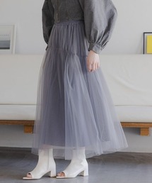 mysty woman | ティアードチュールスカート 108217(スカート)