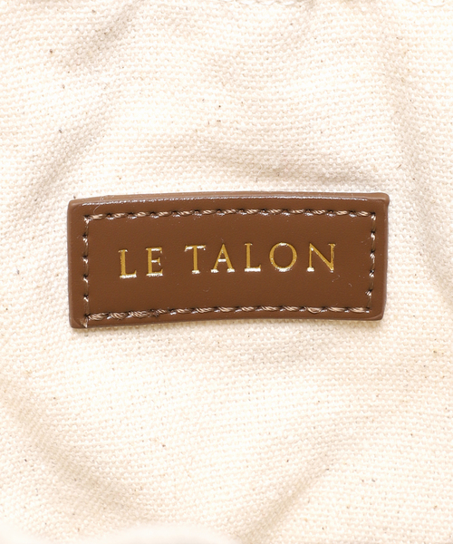 LE TALON(ルタロン)の「LE TALON ラウンドカッティングバスケット(トートバッグ・レディース・ベージュ/ブラウン/アイボリー/サックスブルー・FREE)」の22枚目の写真