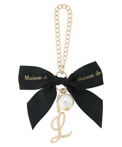 【限定品】Maison de FLEUR イニシャルリボンチャーム　ルミネ北千住 セール】イニシャルリボンチャーム（チャーム）｜Maison de