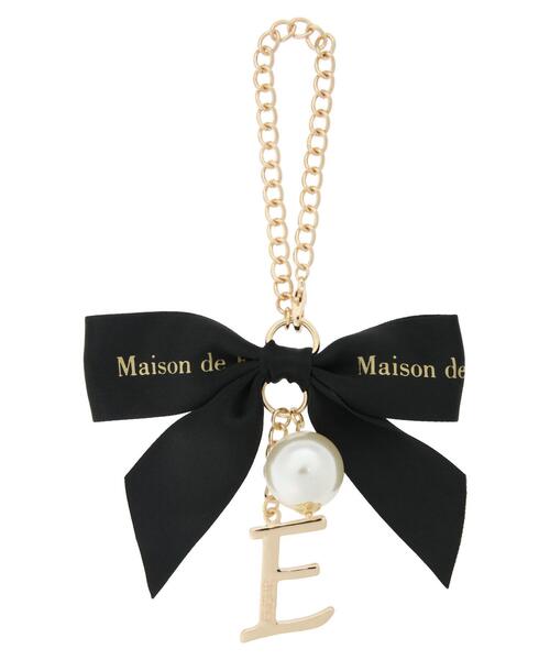 yuu　メゾンドフルール　イニシャルリボンチャーム Maison de FLEUR（メゾンドフルール）の「イニシャルリボン