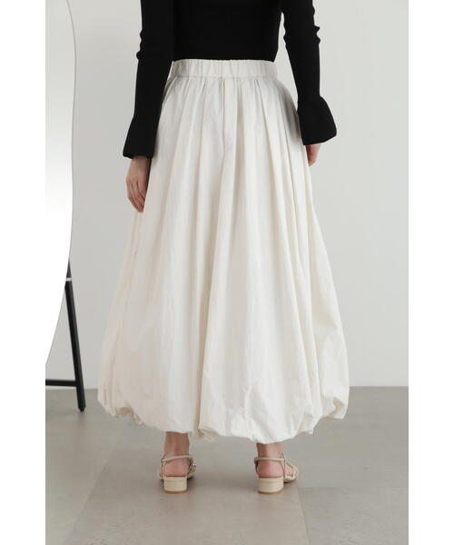 JILL STUART（ジルスチュアート）の「◆タフタバルーンスカート（スカート・レディース・ホワイト/ブラック・2/4）」の3枚目の写真