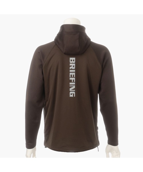 BRIEFING（ブリーフィング）の「【BRIEFING GOLF】HOL MENS POLARTEC WINDBLOCK PARKA（ナイロンジャケット・メンズ・グレー/ネイビー/ブラウン・S/M/L/XL）」の9枚目の写真