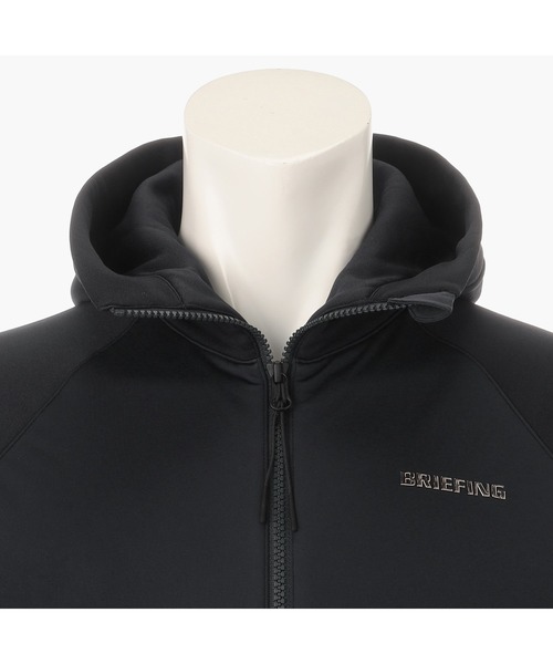 BRIEFING（ブリーフィング）の「【BRIEFING GOLF】HOL MENS POLARTEC WINDBLOCK PARKA（ナイロンジャケット・メンズ・グレー/ネイビー/ブラウン・S/M/L/XL）」の14枚目の写真