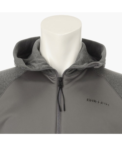 BRIEFING（ブリーフィング）の「【BRIEFING GOLF】HOL MENS POLARTEC WINDBLOCK PARKA（ナイロンジャケット・メンズ・グレー/ネイビー/ブラウン・S/M/L/XL）」の22枚目の写真