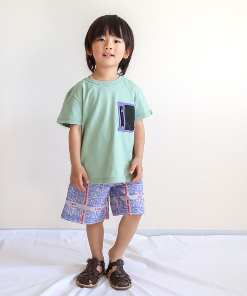 KiCCOLY(キッコリー)の「水陸両用 ソウガラ4.5分パンツ(その他パンツ・キッズ・グレー/ネイビー/ブルー・120cm/130cm/140cm/100cm/110cm/150cm)」の4枚目の写真