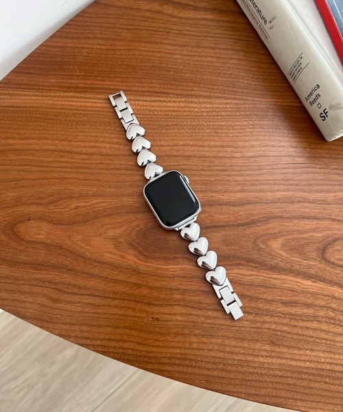 Me%（ミィパーセント）の「AppleWatchステンレスハートバンド  111883（デジタル腕時計・レディース・ゴールド/シルバー・FREE）」の6枚目の写真